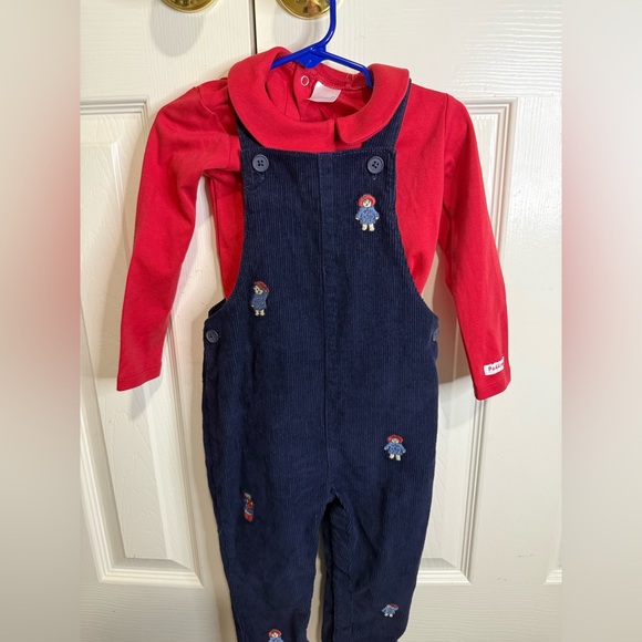 paddington Other - Paddington Baby Outfit 18–24M Corduroy Overalls Dungaree 2-Piece Set NWT